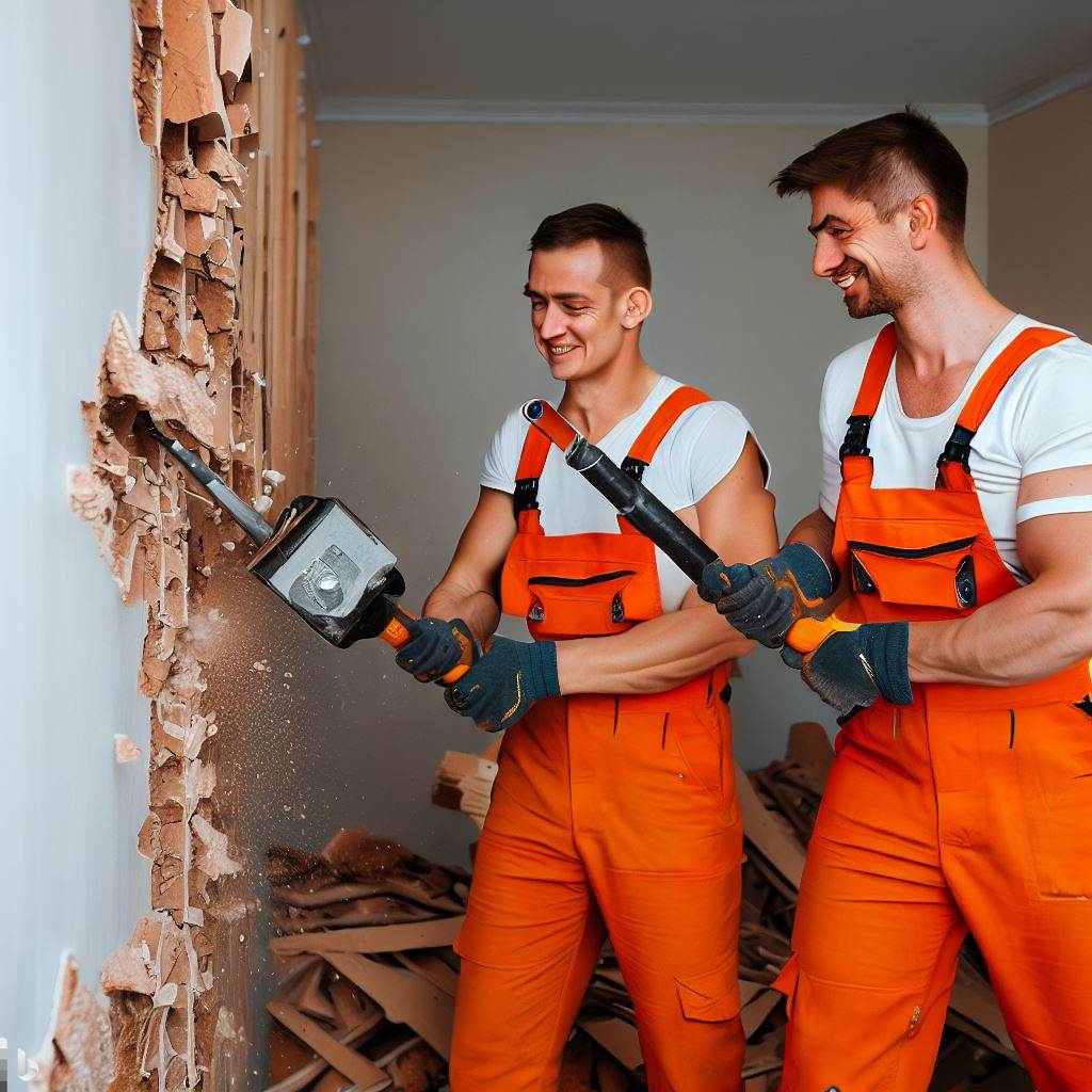 La compañía EcoServeis brinda servicios de demolición de interiores superior en Sant Esteve de Palautordera